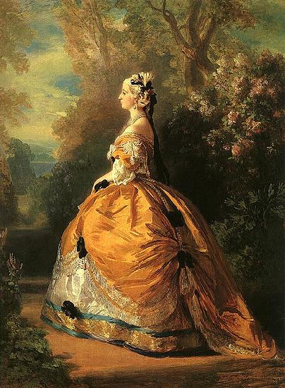 Franz Xaver Winterhalter The Empress Eugenie oil painting image